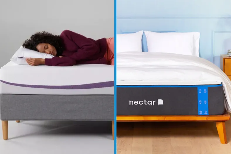 nectar vs purple mattress layers